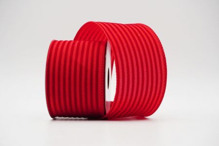 Striped Wired Ribbon_KF6688GC-8-7_Red
